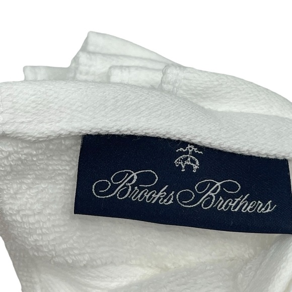 Brooks Brothers set of 5 Premium Turkish White Washcloths New - Picture 3 of 5